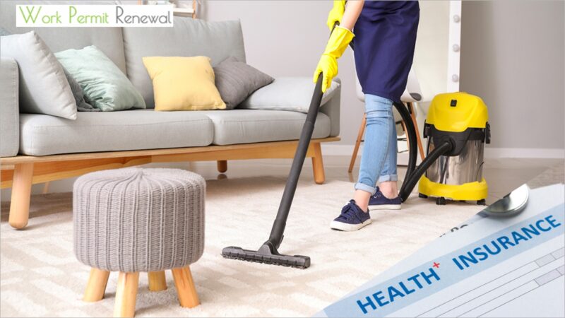 maid work permit medical insurance